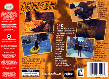 Indiana Jones Infernal Machine - Nintendo 64 - Retro Island Gaming