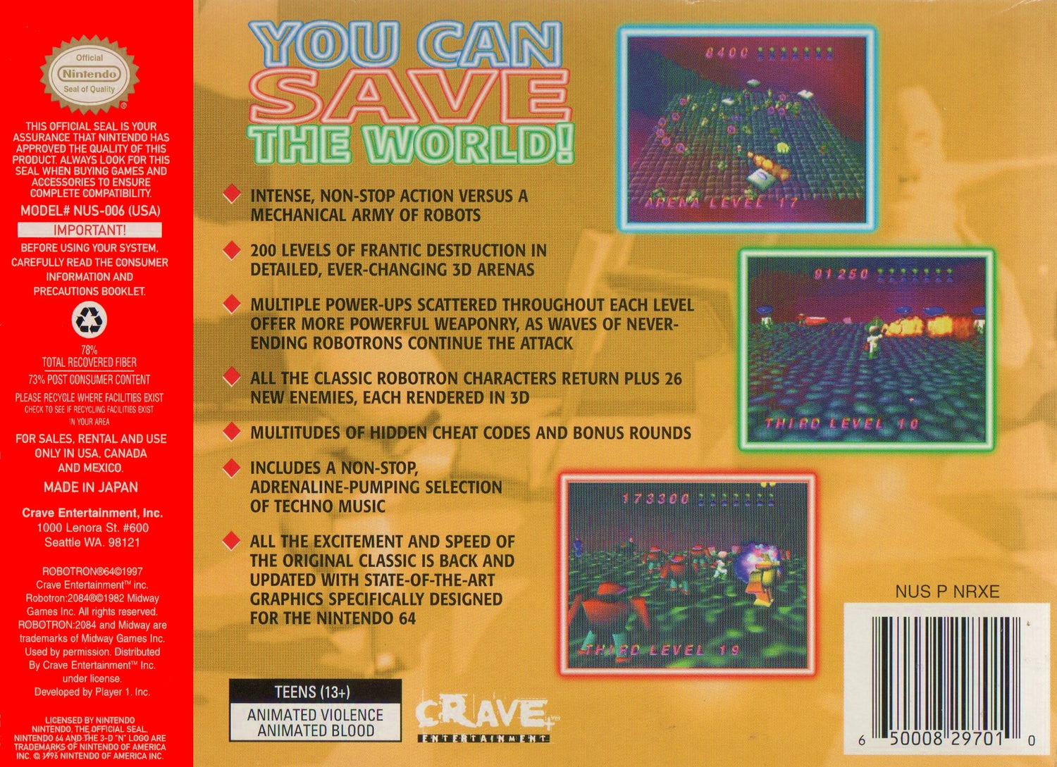 Robotron 64 - Nintendo 64