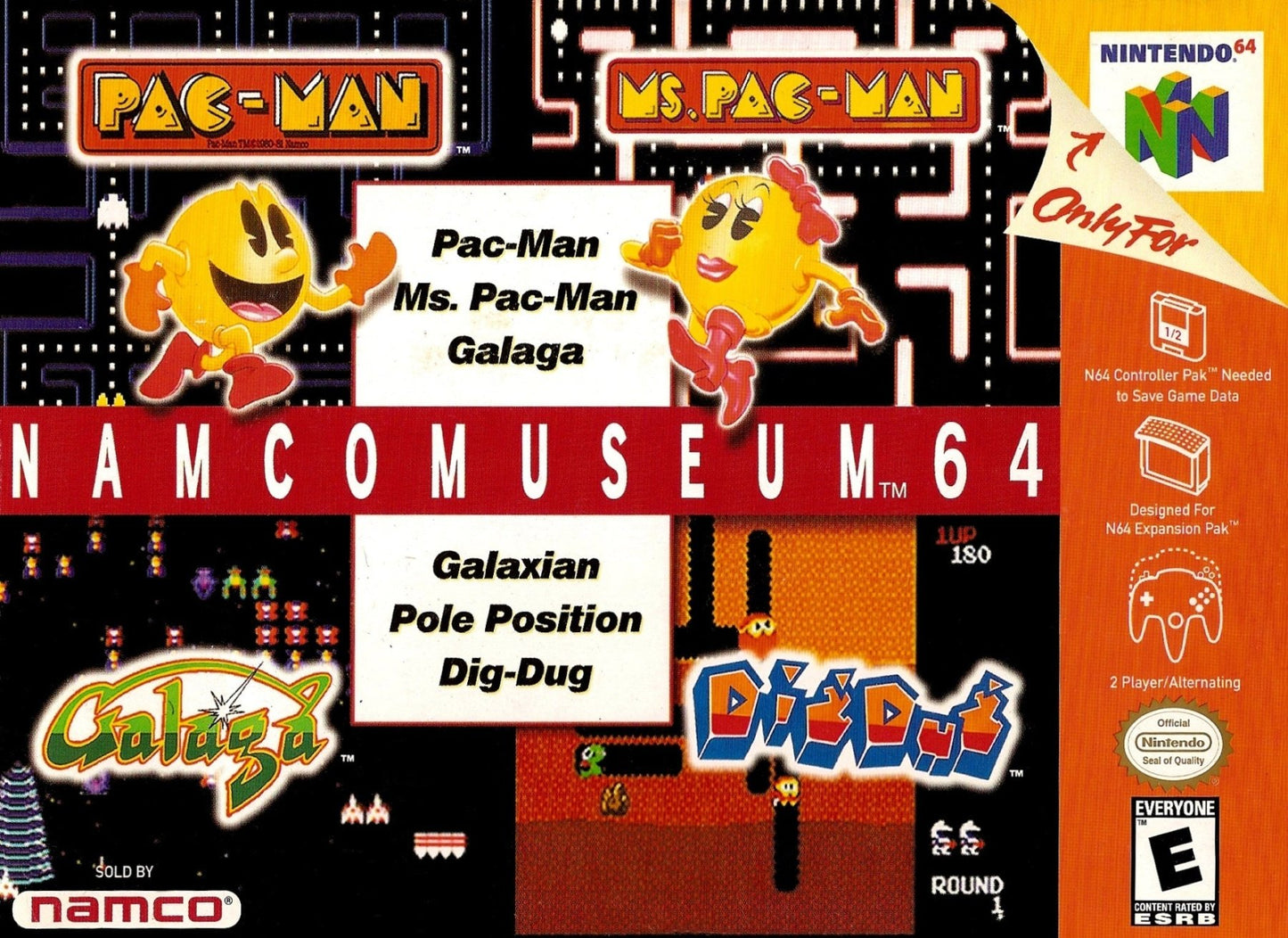 Namco Museum - Nintendo 64 - Retro Island Gaming