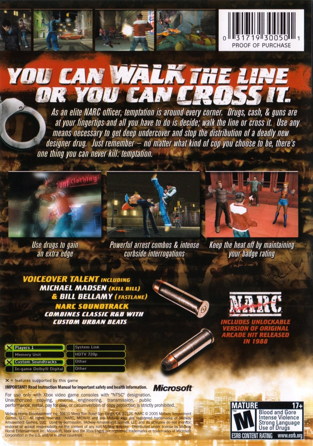NARC - Xbox - Retro Island Gaming