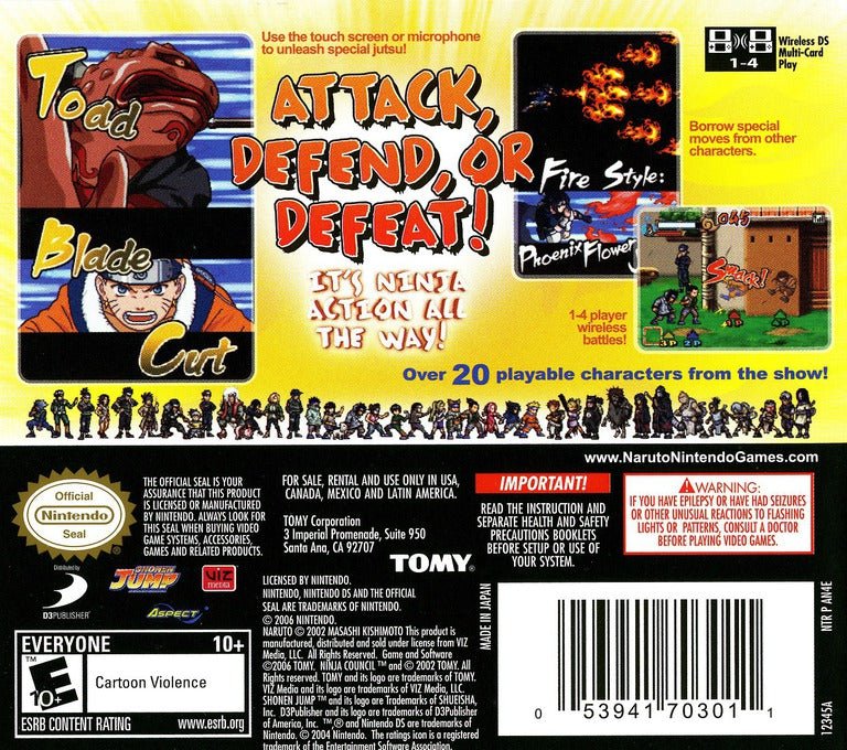 Naruto Ninja Council 3 - Nintendo DS - Retro Island Gaming