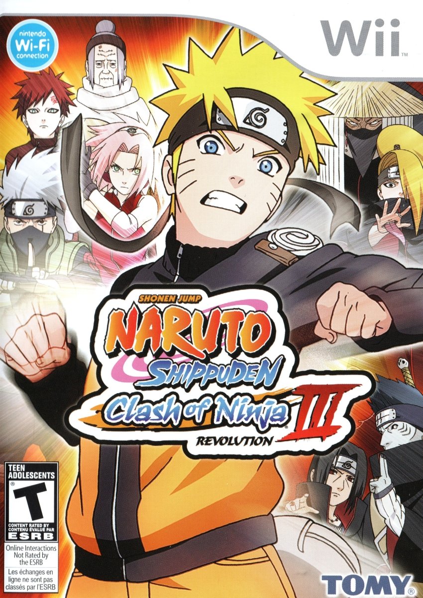 Naruto Shippuden: Clash of Ninja Revolution 3 - Wii - Retro Island Gaming