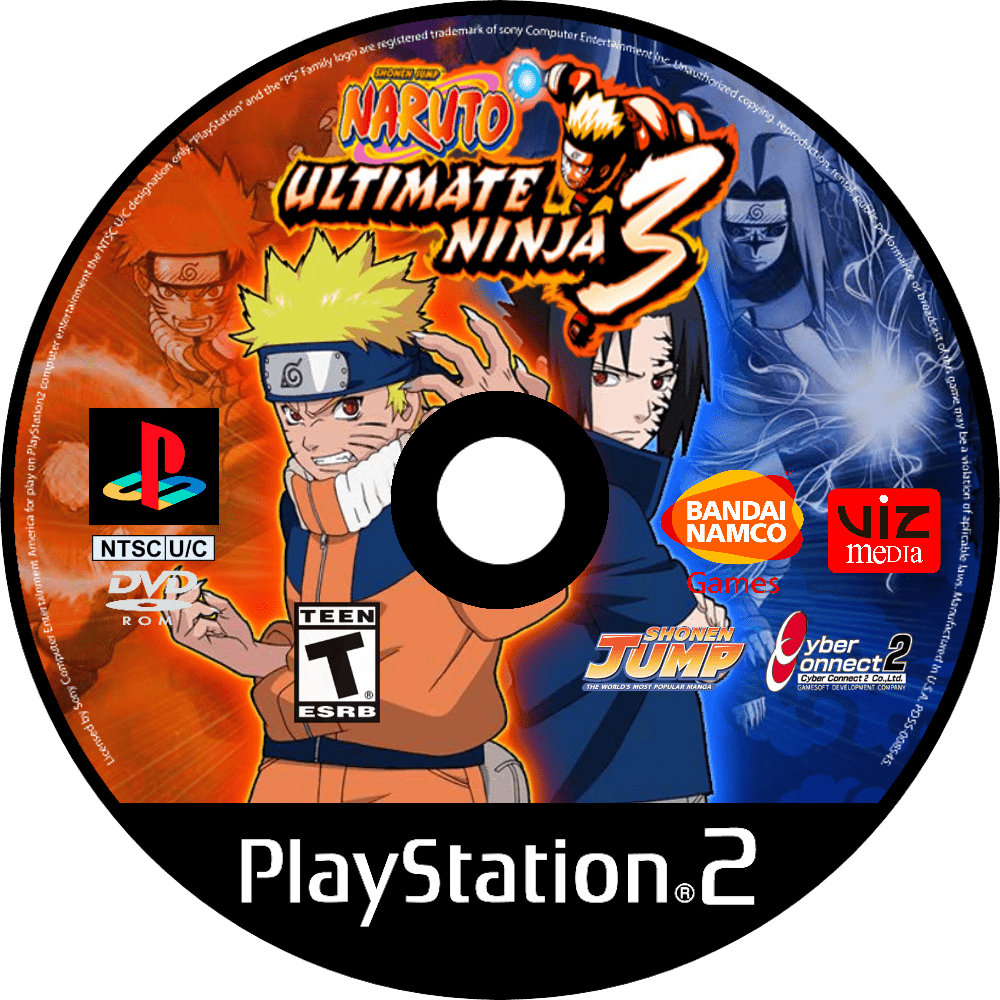 Naruto Ultimate Ninja 3 - Playstation 2 - Retro Island Gaming