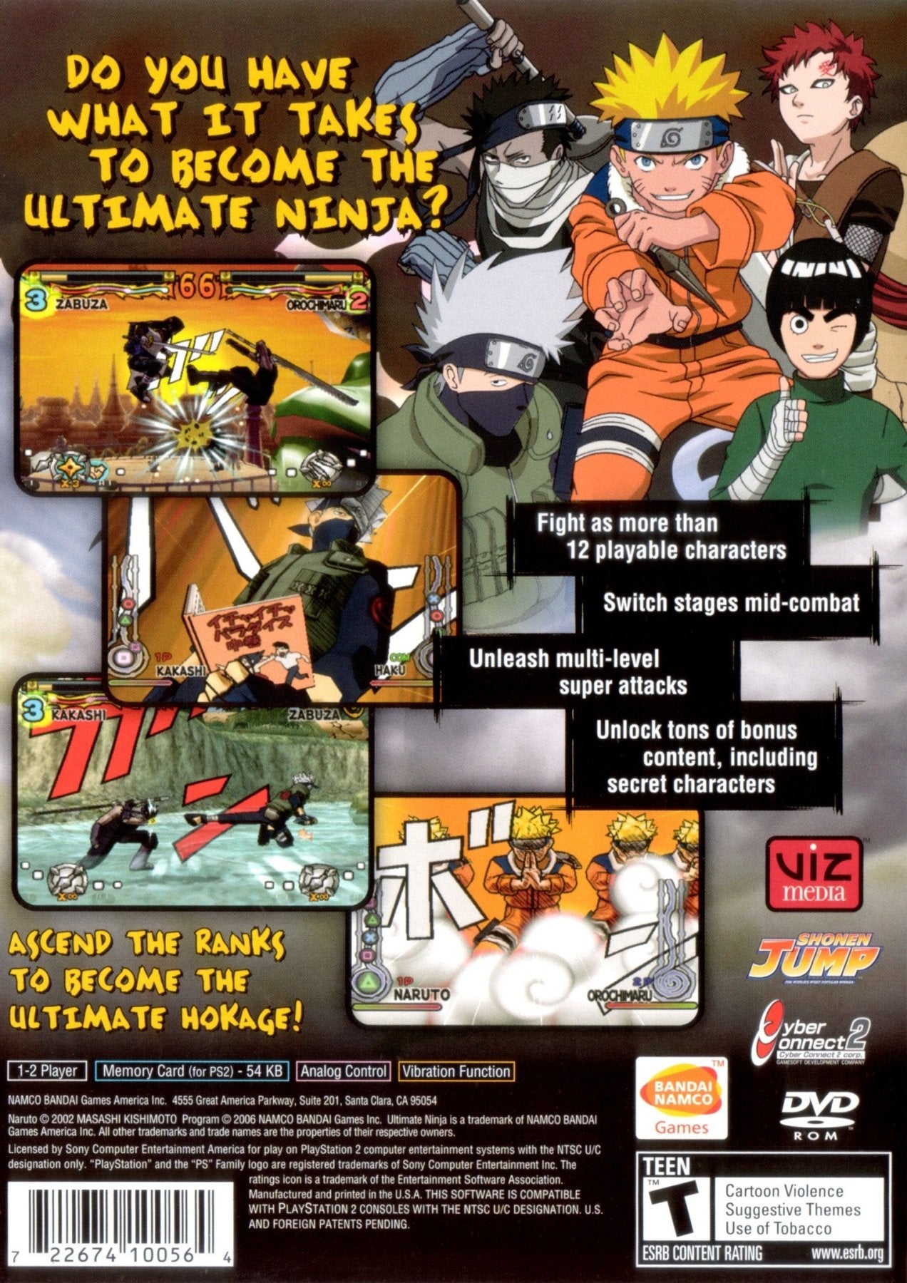 Naruto Ultimate Ninja - Playstation 2 - Retro Island Gaming