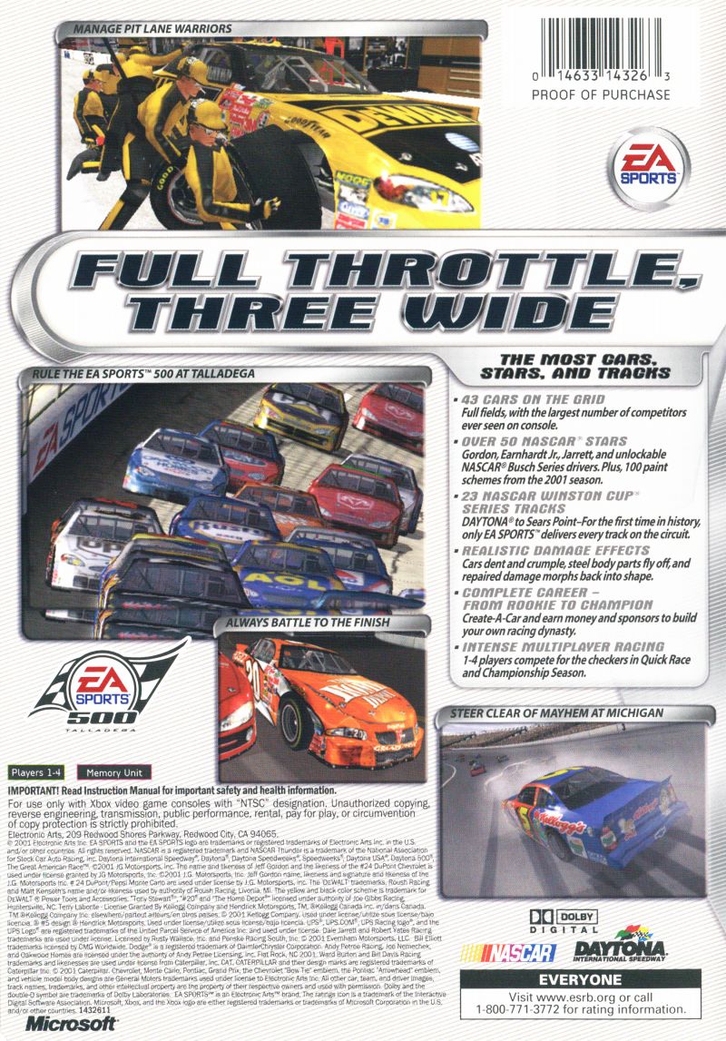 NASCAR Thunder 2002 - Xbox - Retro Island Gaming