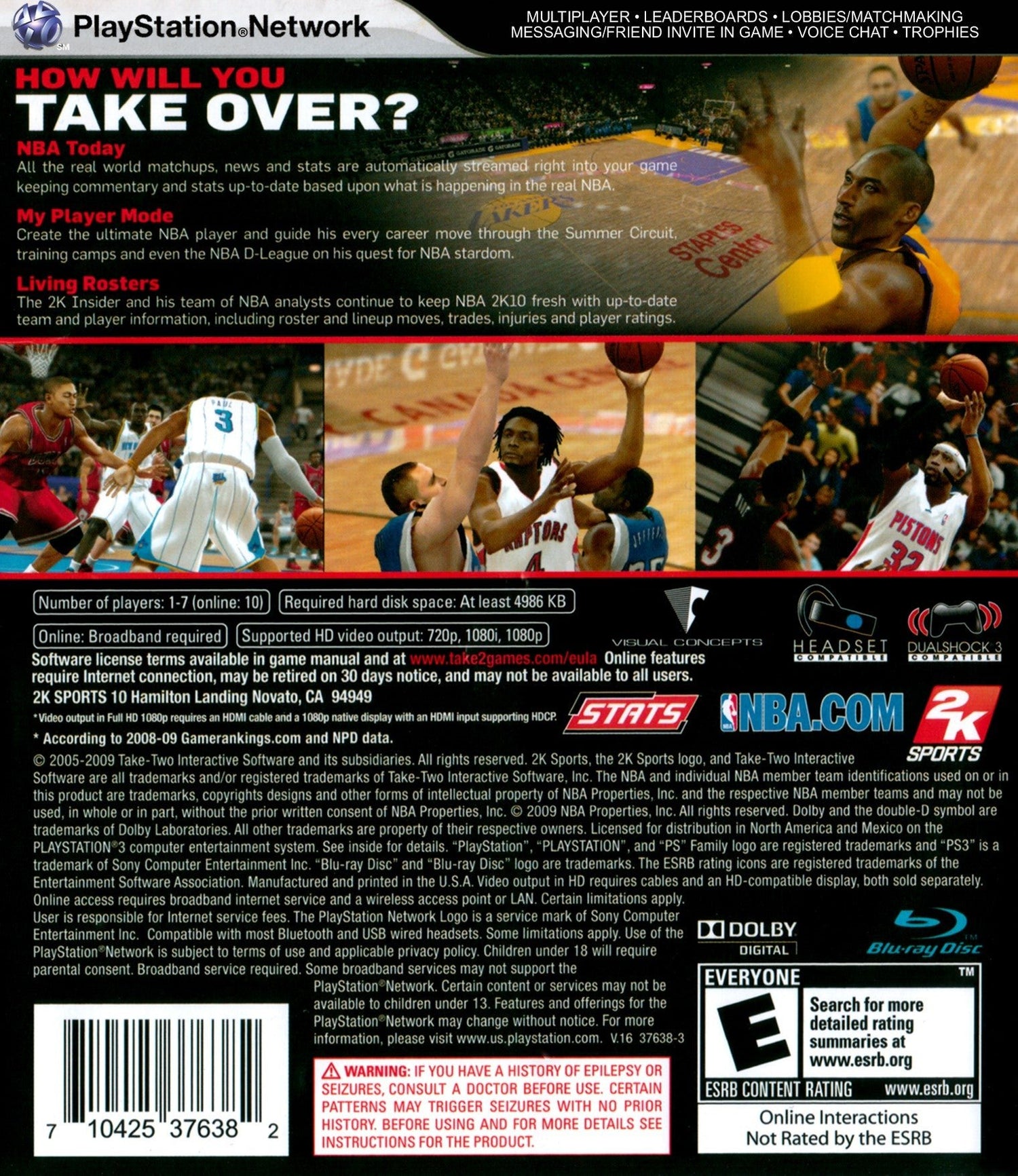 NBA 2K10 - Playstation 3 - Retro Island Gaming
