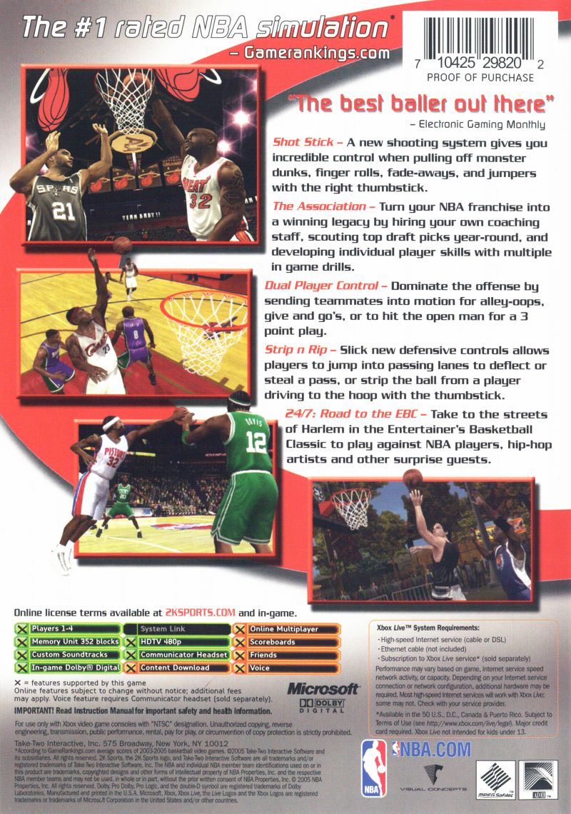 NBA 2K6 - Xbox - Retro Island Gaming