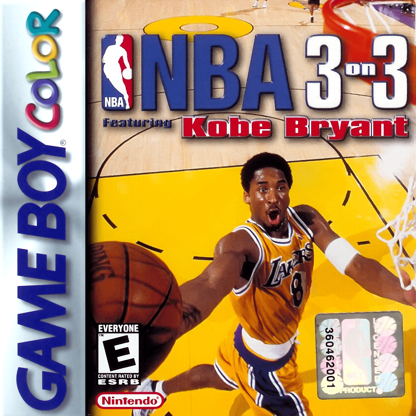 NBA 3 on 3 Featuring Kobe Bryant - GameBoy Color - Retro Island Gaming