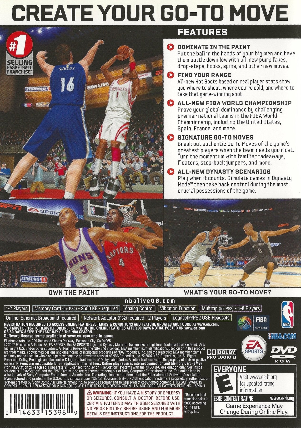 NBA Live 2008 - Playstation 2 - Retro Island Gaming