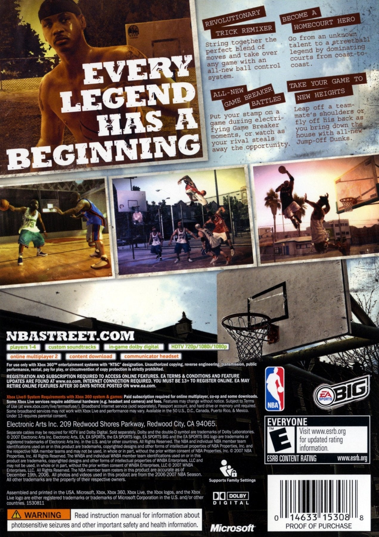NBA Street Homecourt - Xbox 360 - Retro Island Gaming