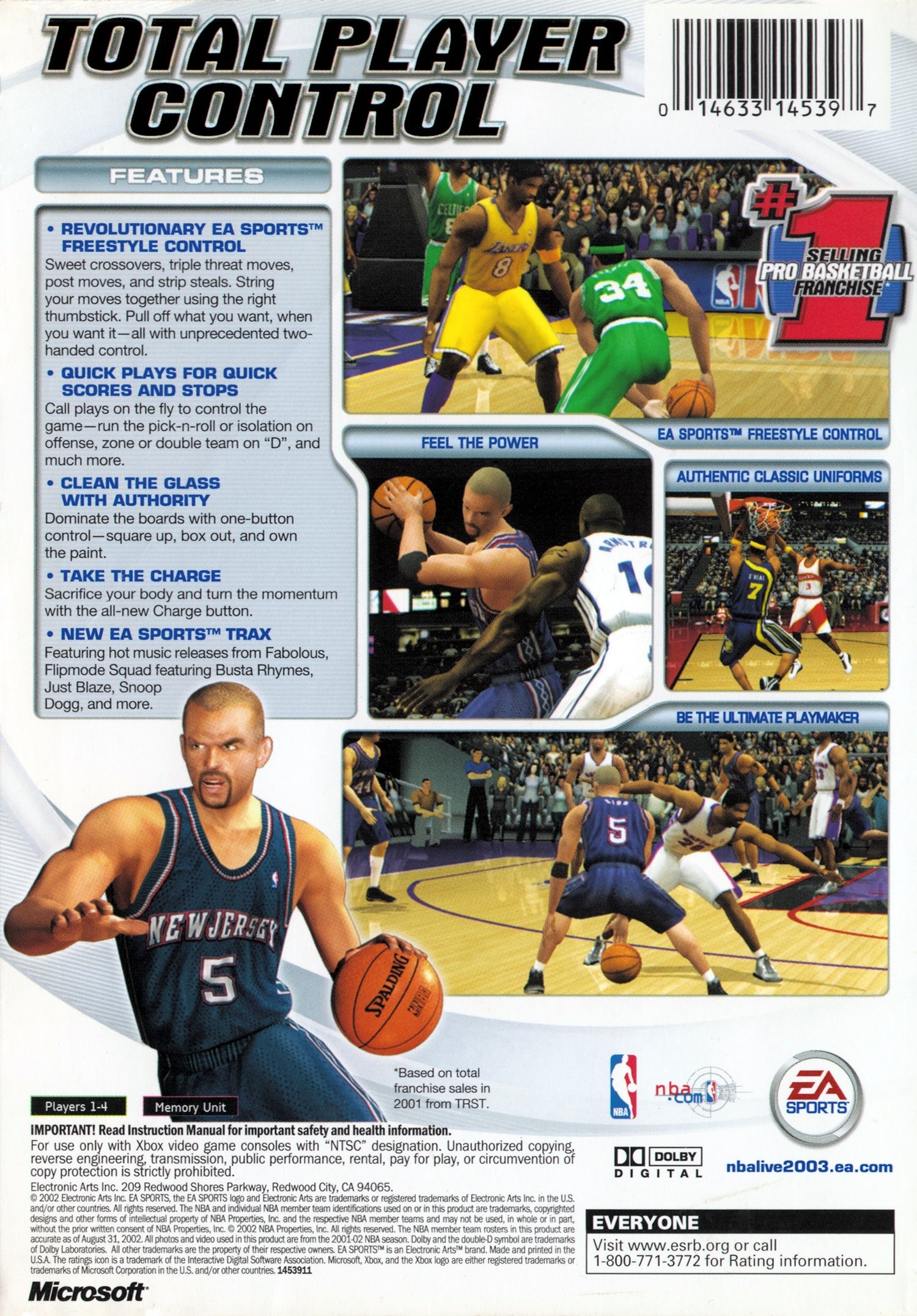 NBA Live 2003 - Xbox