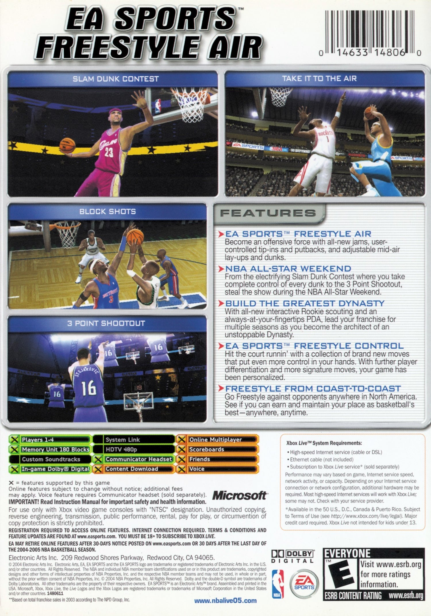 NBA Live 2005 - Xbox