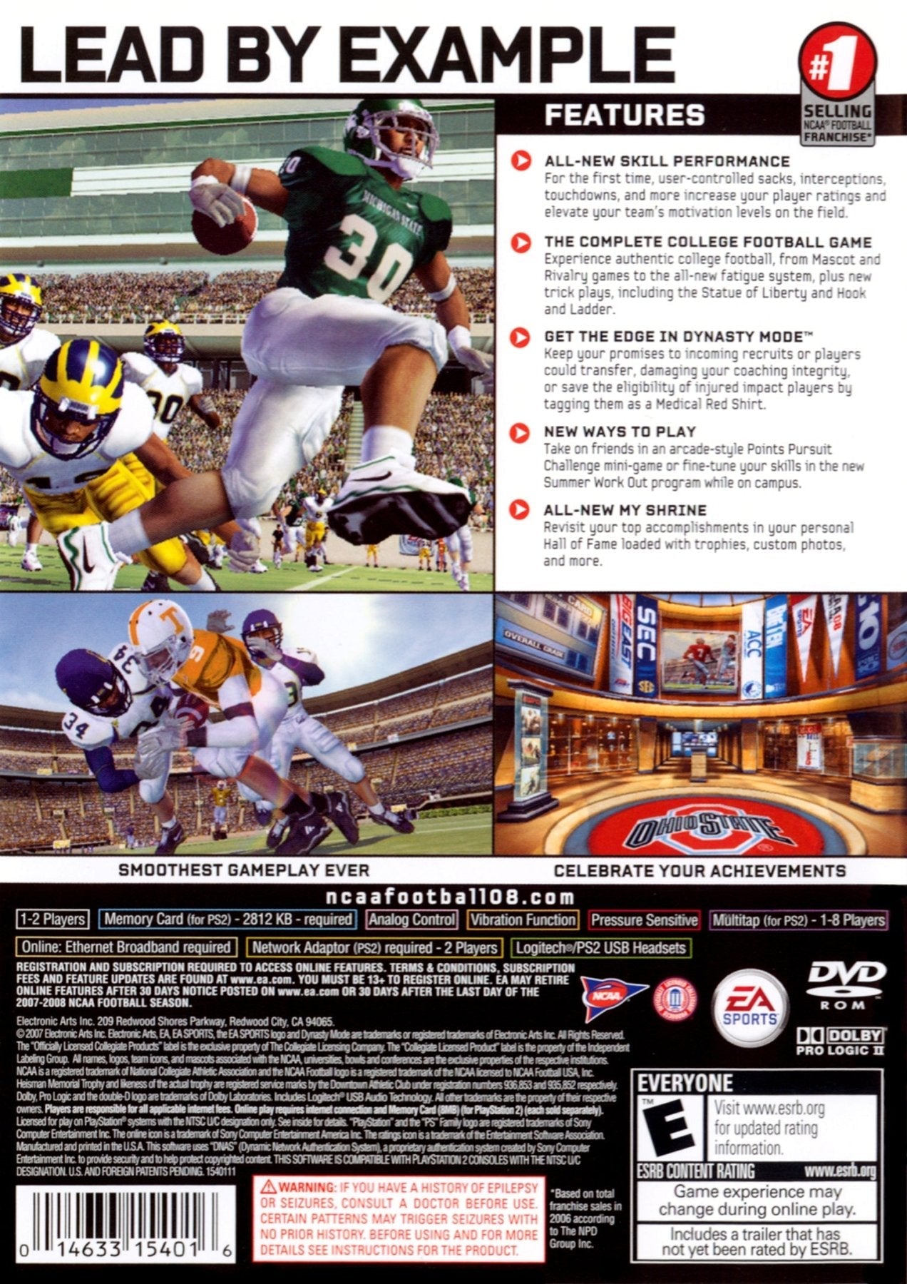 NCAA Football 08 - Playstation 2 - Retro Island Gaming