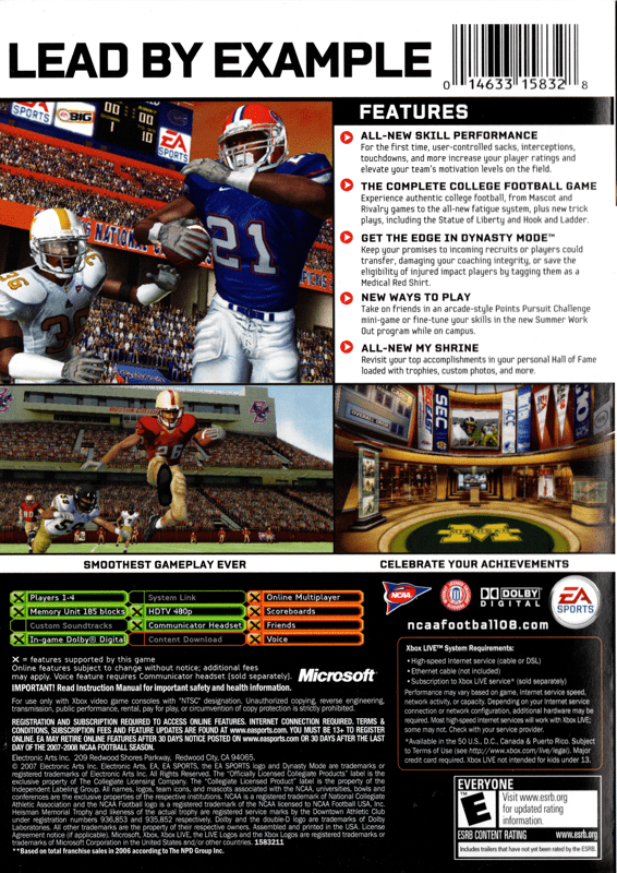 NCAA Football 08 - Xbox - Retro Island Gaming