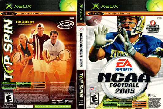 NCAA Football 2005 Top Spin Combo - Xbox - Retro Island Gaming
