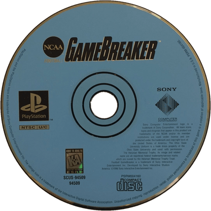 NCAA Gamebreaker - Playstation - Retro Island Gaming