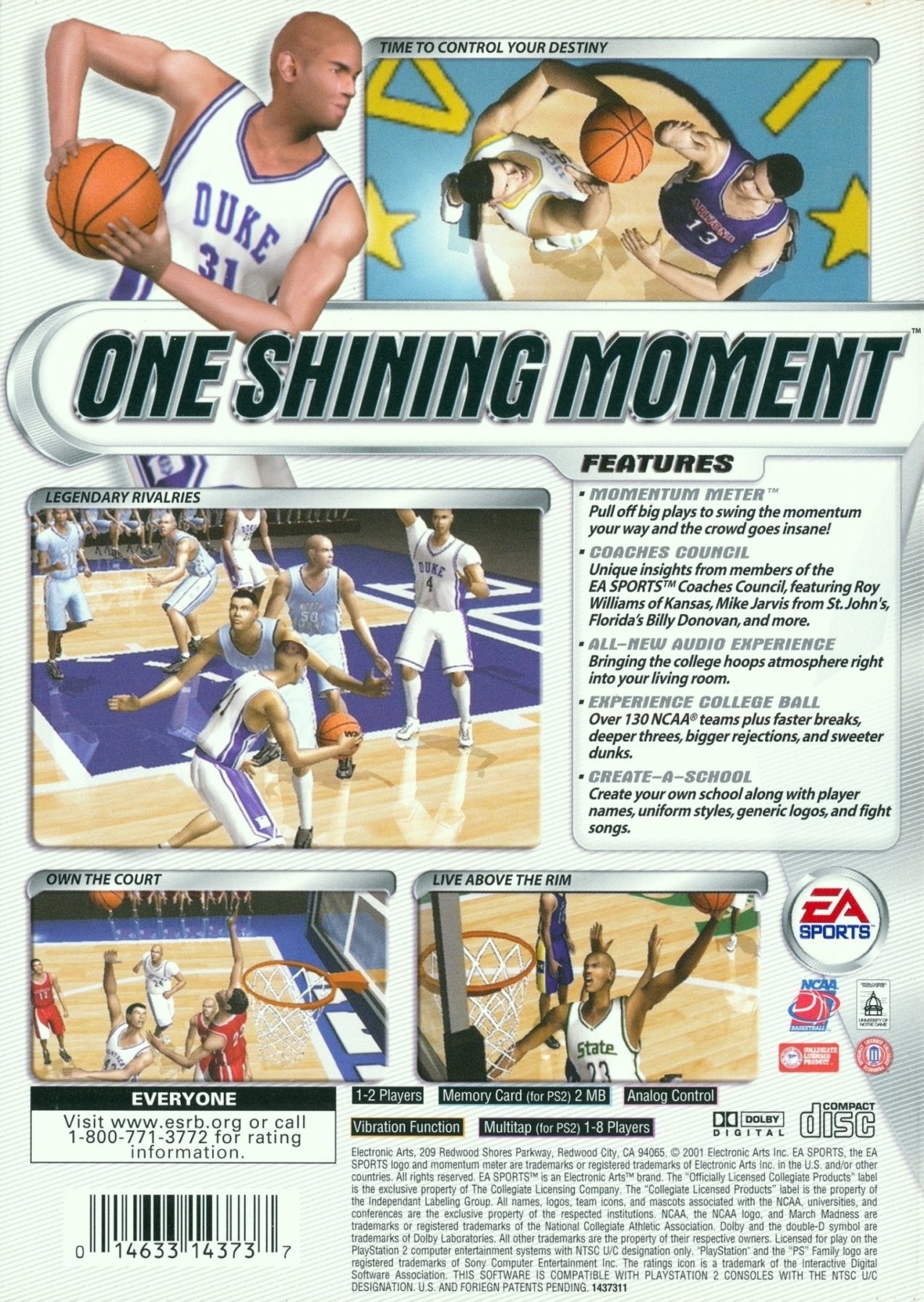 NCAA March Madness 2002 - Playstation 2 - Retro Island Gaming