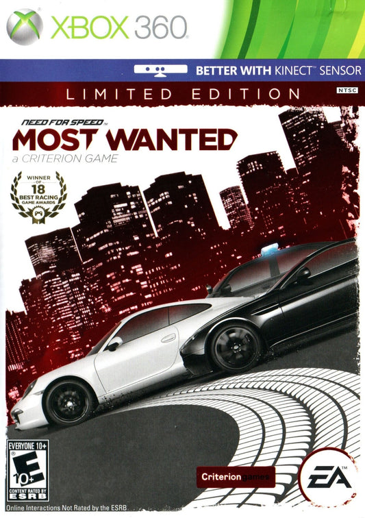 Need for Speed Most Wanted [2012 Limited Edition] - Xbox 360 - Retro Island Gaming