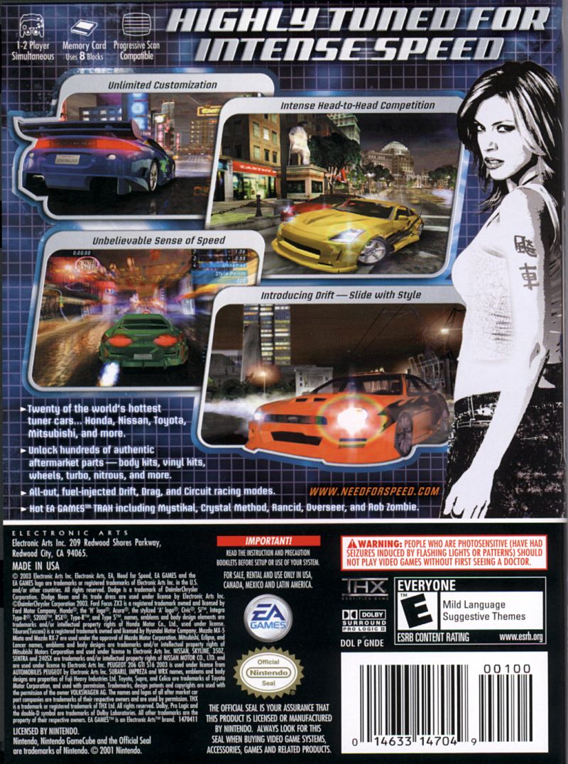 Need for Speed Underground [Player's Choice] - Gamecube - Retro Island Gaming