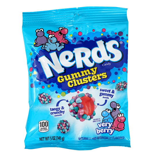 Nerds Gummy Clusters Very Berry (5 Ounce Bag) - Retro Island Gaming