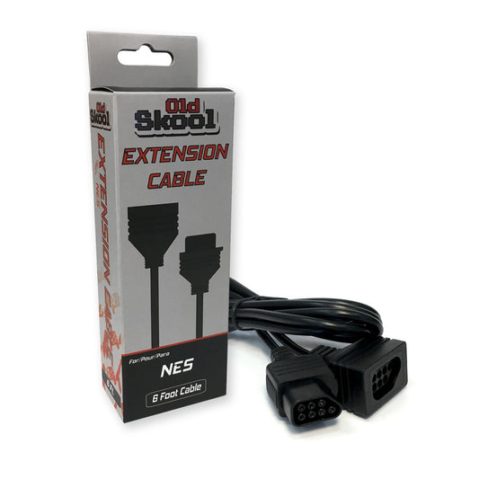 NES Controller Extension Cable - Old Skool - Retro Island Gaming