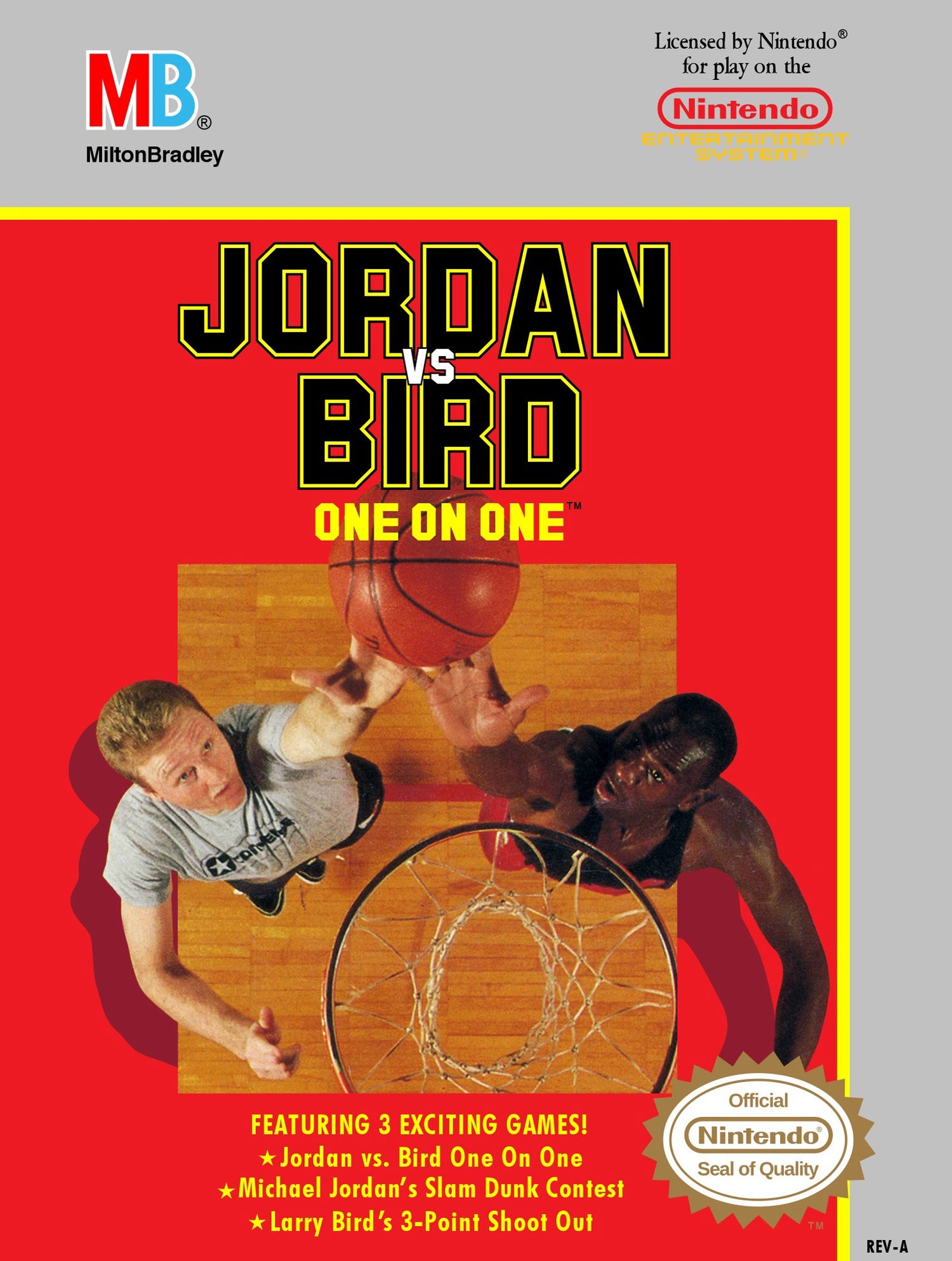 Jordan vs Bird One on One - NES
