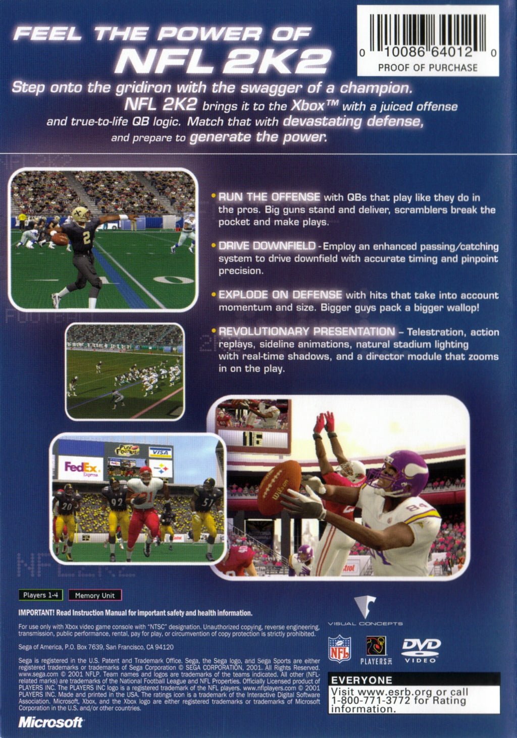 NFL 2K2 - Xbox - Retro Island Gaming