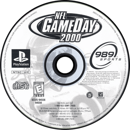 NFL GameDay 2000 - Playstation - Retro Island Gaming