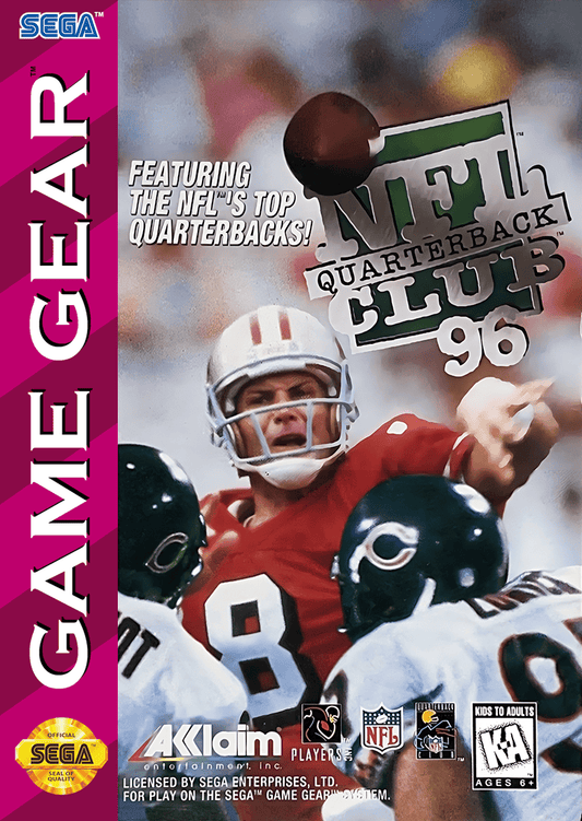 NFL Quarterback Club 96 - Sega Game Gear - Retro Island Gaming