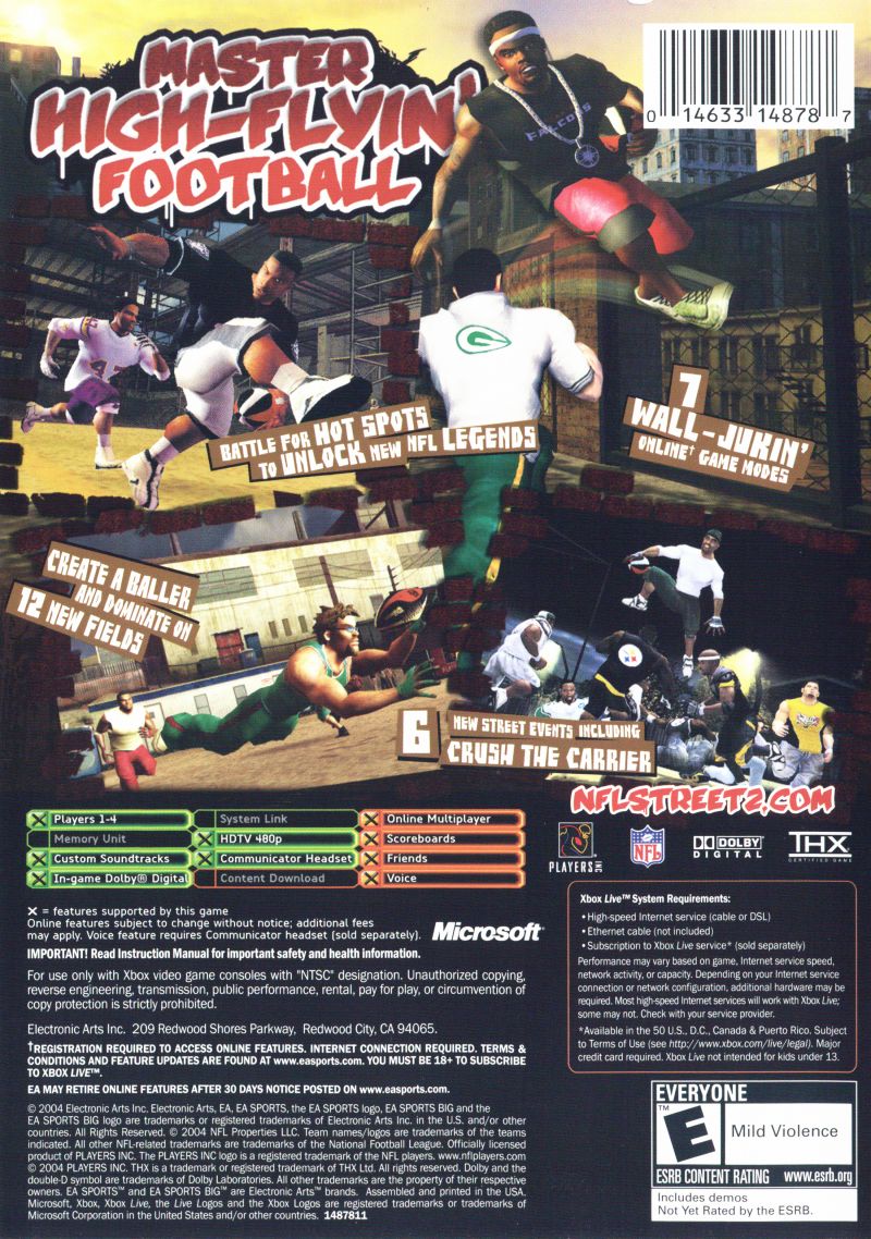 NFL Street 2 - Xbox – Retro Island Gaming