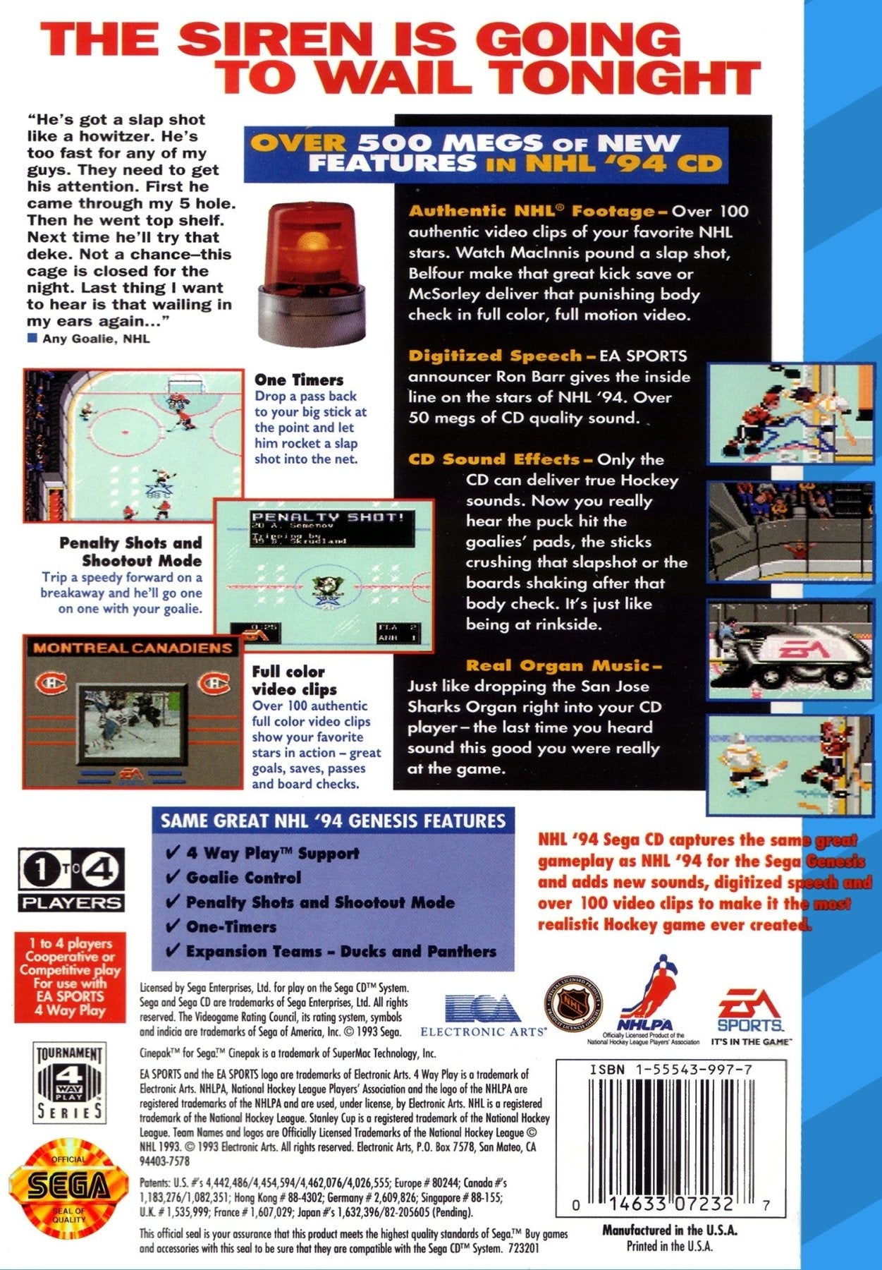NHL 94 - Sega CD - Retro Island Gaming