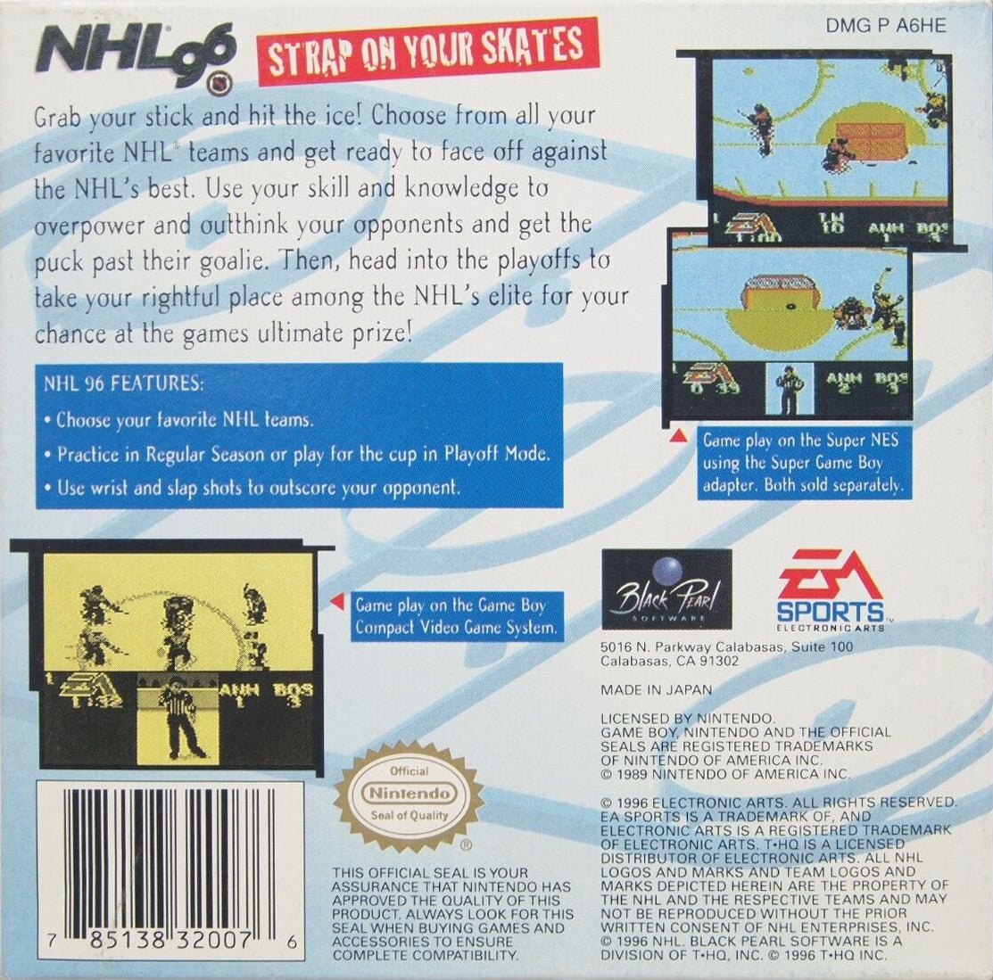 NHL 96 - GameBoy - Retro Island Gaming