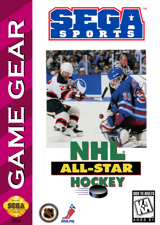 NHL All - Star Hockey - Sega Game Gear - Retro Island Gaming