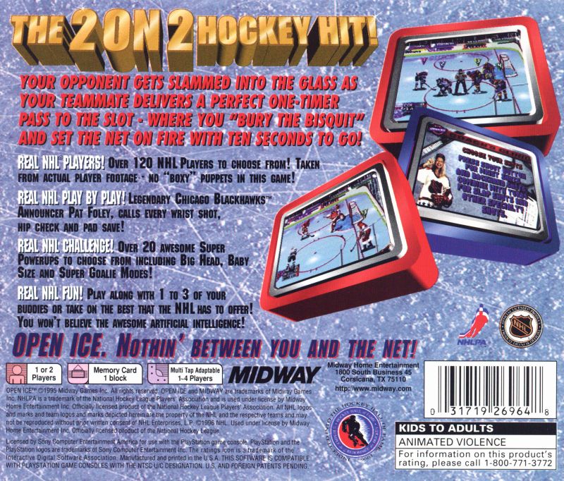 NHL Open Ice 2 on 2 Challenge - Playstation - Retro Island Gaming