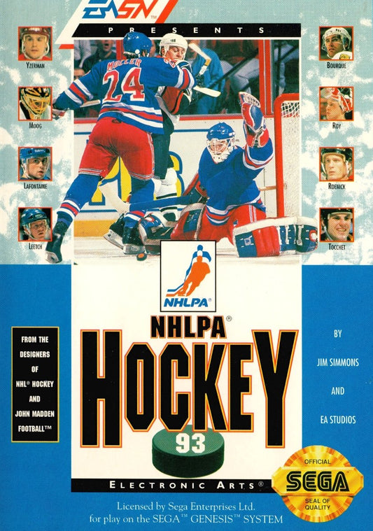 NHLPA Hockey '93 - Sega Genesis - Retro Island Gaming