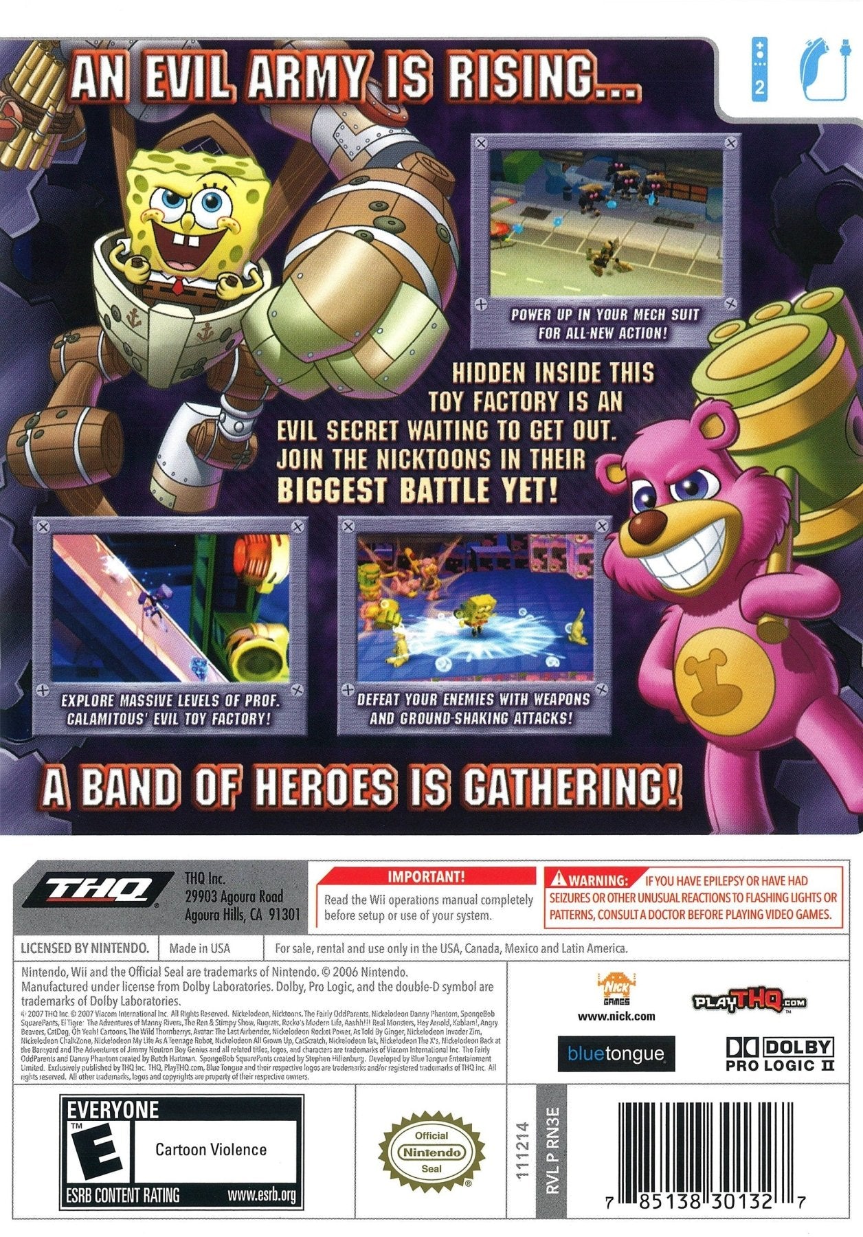 Nicktoons Attack of the Toybots - Wii - Retro Island Gaming