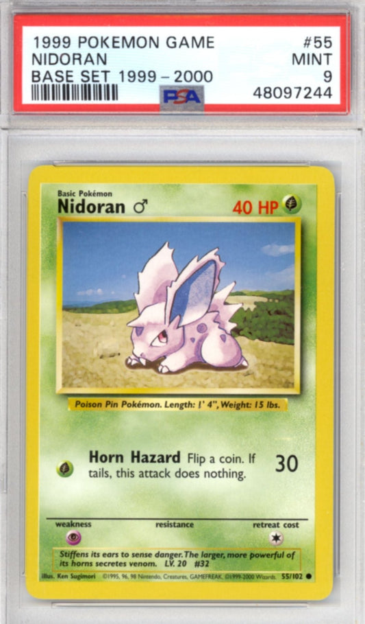 Nidoran #55 - Pokemon Base Set - Retro Island Gaming