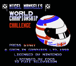 Nigel Mansell's World Championship Racing - NES - Retro Island Gaming