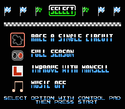 Nigel Mansell's World Championship Racing - NES - Retro Island Gaming