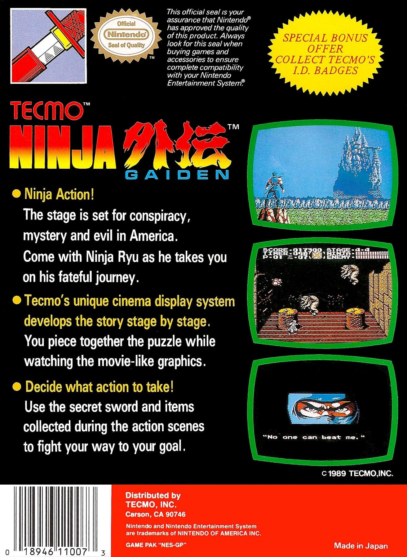Ninja Gaiden - NES - Retro Island Gaming
