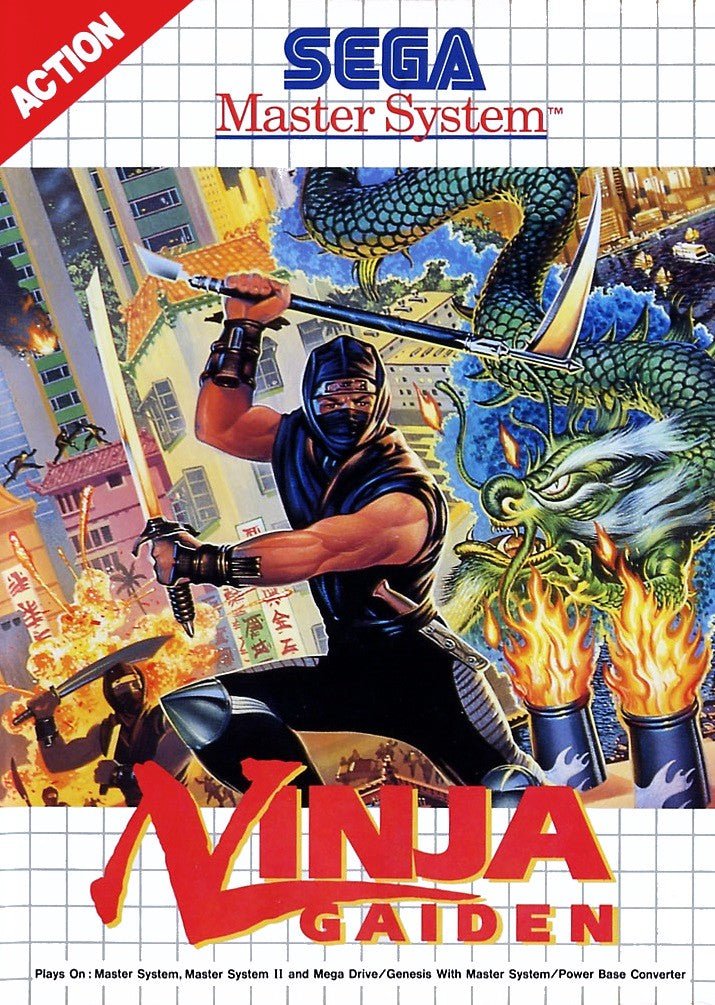 Ninja Gaiden - PAL Sega Master System - Retro Island Gaming