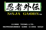 Ninja Gaiden - PAL Sega Master System - Retro Island Gaming