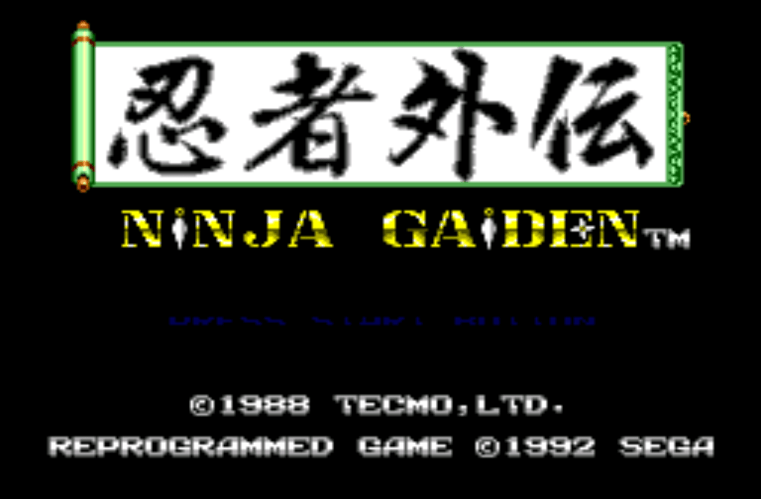 Ninja Gaiden - PAL Sega Master System - Retro Island Gaming