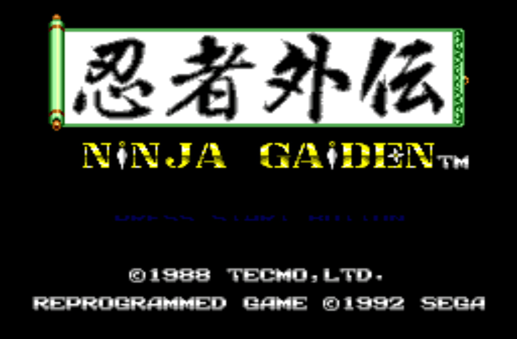 Ninja Gaiden - PAL Sega Master System - Retro Island Gaming