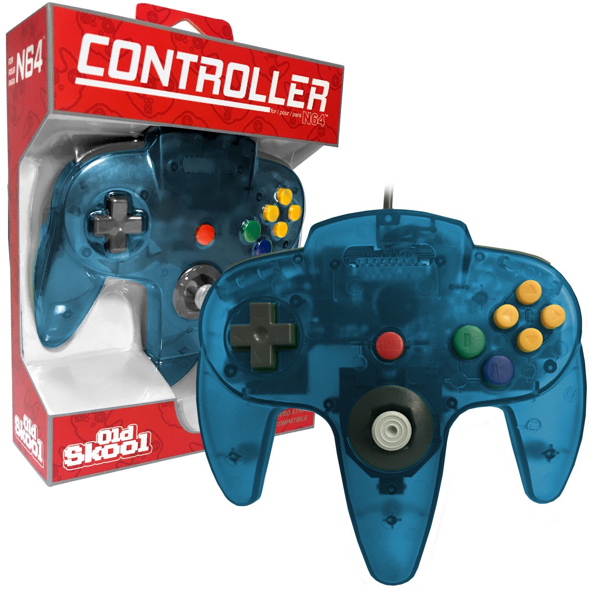 Nintendo 64 Controller Old Skool – Retro Island Gaming