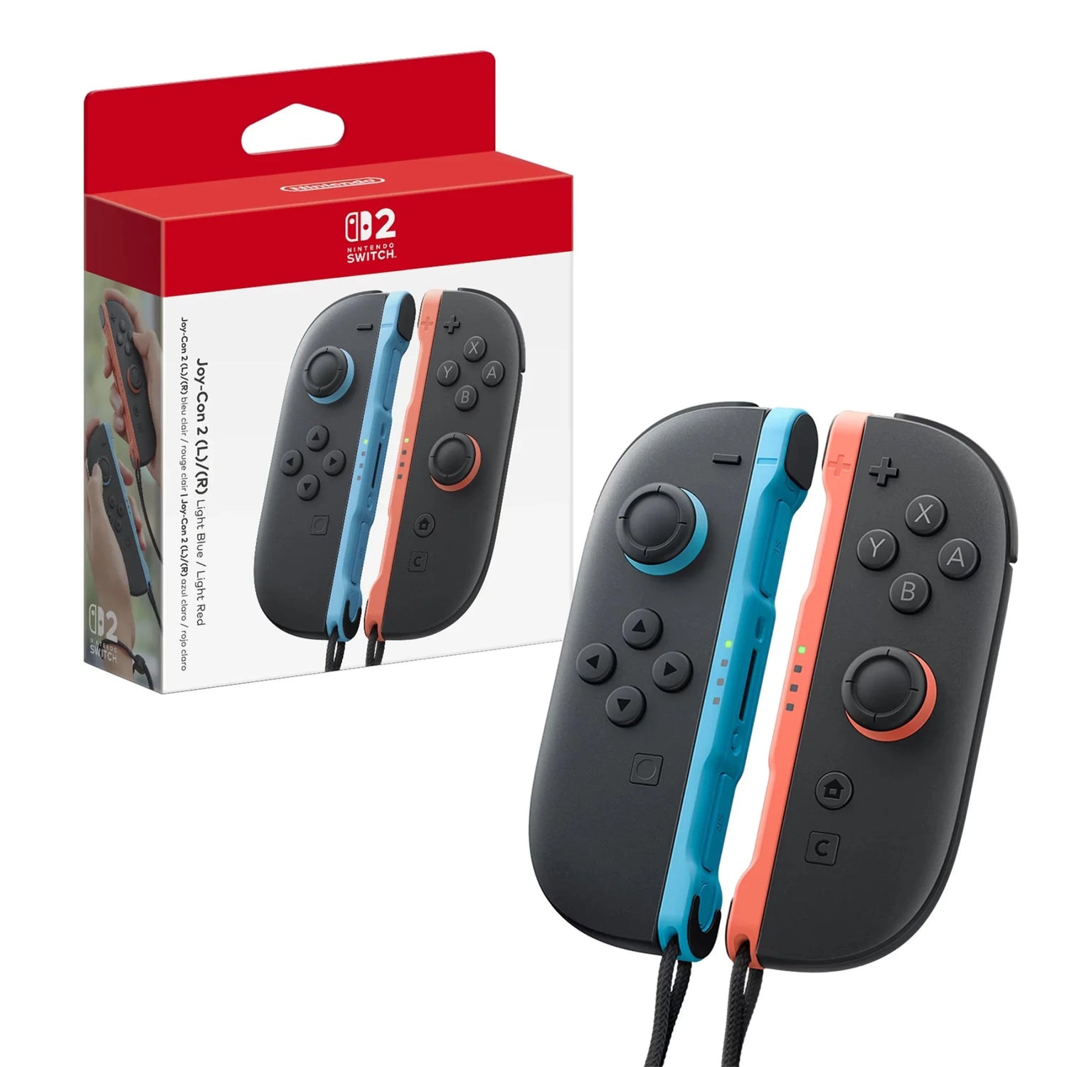 Nintendo Joy - Con 2 - Light Blue/Light Red - Retro Island Gaming