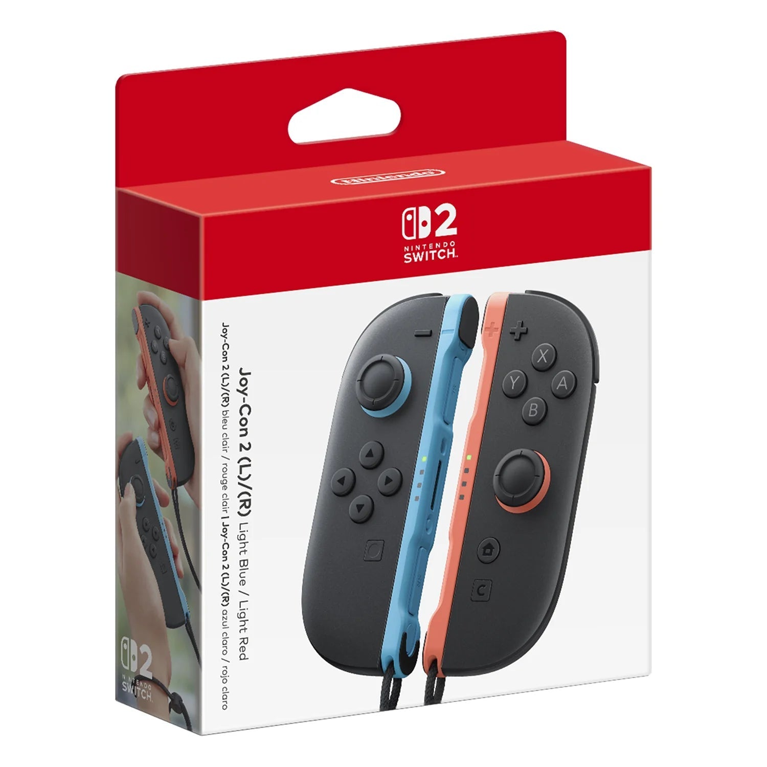 Nintendo Joy - Con 2 - Light Blue/Light Red - Retro Island Gaming