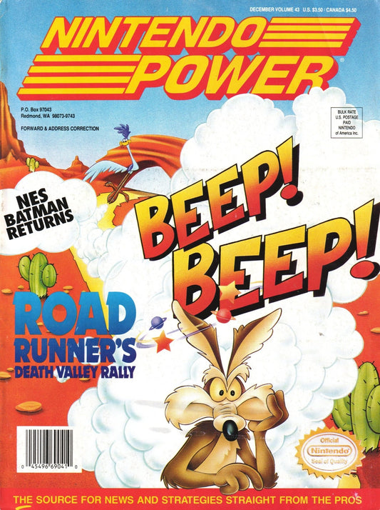 Nintendo Power: December 1992, Volume 43 - Magazine - Retro Island Gaming