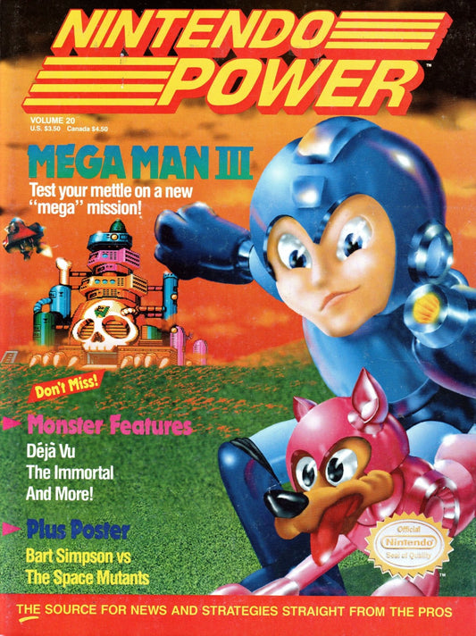 Nintendo Power: January 1991, Volume 20 - Magazine - Retro Island Gaming