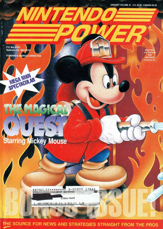 Nintendo Power: January 1993, Volume 44 - Magazine - Retro Island Gaming